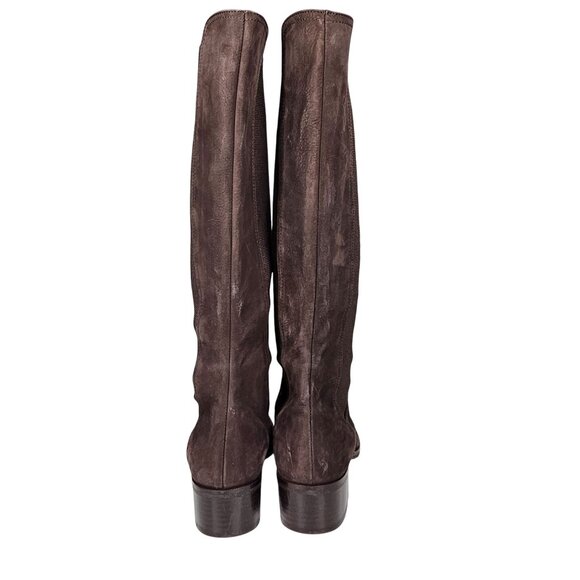Amalfi‎ By Rangoni Womens Brown Suede Knee-High Boots 8.5M Made In Italy - Picture 4 of 16